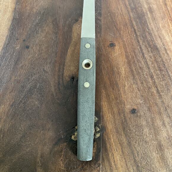 Flint Arrowhead Slotted Spatula 14" Vanadium Stainless Center Hole Handle USA - Picture 7 of 8